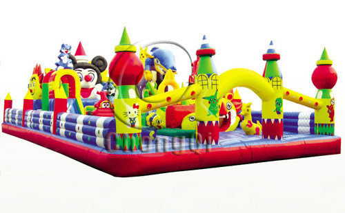 mickey mouse inflatable amusement park